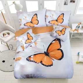 Agynemű BUTTY WHITE ORANGE 3 részes 140X200 cm