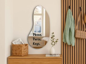 Tükör matrica S31 – Phone. Purse. Key.