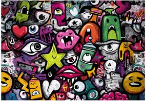 Fotótapéta Ifjúsági Gyerekeknek Graffiti Színes Gyerek Tapéta 200x140