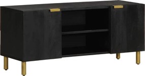 vidaXL fekete szerelt fa TV-szekrény 105 x 33 x 46 cm