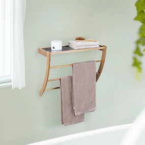 Wenko Fürdőszoba polc akáciából készült rúddalFONDI