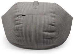 Téglavörös kordbársony babzsákfotel Roll 105 – SLOWDOWN