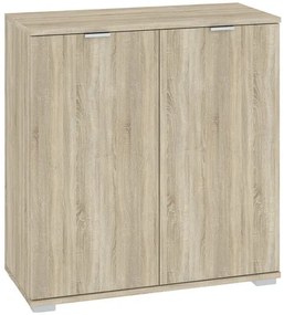 2 Ajtós Komód Tölgy Színben EASY 71,5 cm