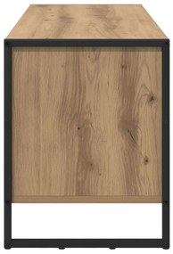 Cipőszekrény tárolóval Művészi tölgy 60 x 35 x 44 cm Faanyag