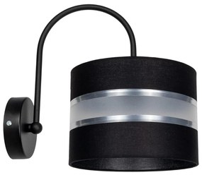 Fali lámpa CORAL 1xE27/60W/230V fekete