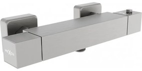 Mexen Cube termosztatikus zuhanycsapok, Sötétszürke - 77200-66