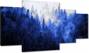 Vászonkép 160x90 Kék táj Hegyek