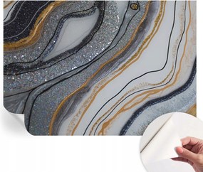 Öntapadós tapéta Fali furnér 3D hatás Kő hullámok 312x219 cm