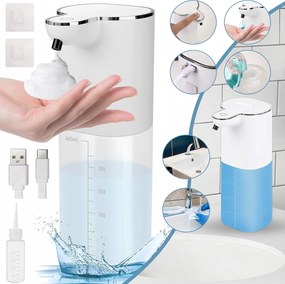 Automata Szappanadagoló,vízálló Szappanadagoló, Töltés Usb-n Keresztül