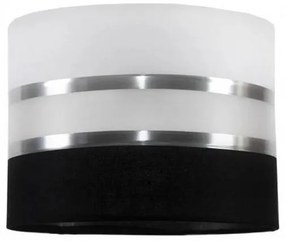 Csillár zsinóron CORAL 2xE27/60W/230V fekete-fehér