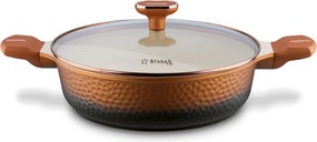 Hagyományos serpenyő Starke Pro Texture Copper 28 cm non-stick