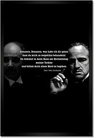 Poszterek keretben 40x60 Idézetek a Keresztapáról