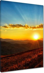 Vászonkép 50x70 Gyönyörű naplemente