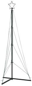színes LED karácsonyfa 483 LED 240 cm