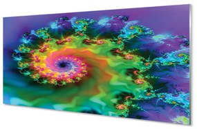 Akrilkép Fractals geometriai minták 100x50 cm 4 fogas