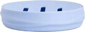 Torus szappantartó dombornyomott kék 11x11x2,5 cm Homla