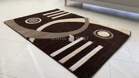 Comfort 4801 barna modern szőnyeg 40x70 cm