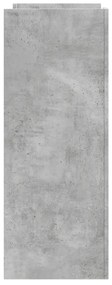 betonszürke szerelt fa tálalóasztal 100x35x90 cm