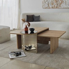 Luna 2 - Bronze, Sapphire Oak
