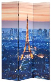vidaXL éjszakai Párizs mintás paraván 120 x 170 cm