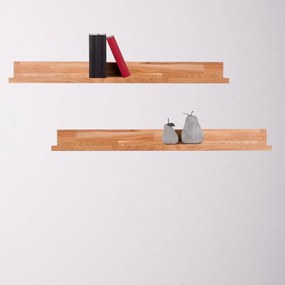 Natúr színű tölgyfa fali polc képekhez 80 cm Kalle – Interia Home &amp; Living