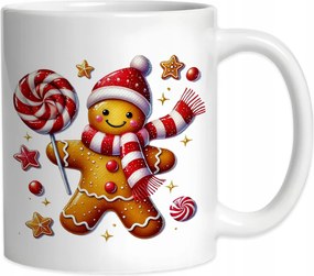 Karácsonyi bögre Sütemény Mikulás Mézeskalács Karácsony 330ml