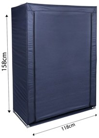 Textil ruhatároló Kukevi 2 (sötétkék) . 1094850