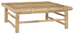 Bambusz kerti asztal 65 x 65 x 30 cm