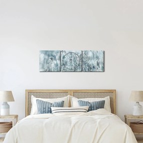 Kép - Téli varázslat (órával) (90x30 cm)
