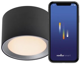 Nordlux -LED Dimmelhető fürdőszobai lámpa LANDON SMART LED/8W/230V IP44 fekete