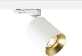RENDL DARIO hĂĄromĂĄramkörös sĂnre fehĂ©r szĂĄlcsiszolt sĂĄrgarĂ©z 230V LED GU10 9W