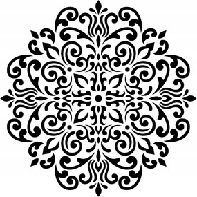 Mandala festősablon 15 Vakolatfesték 40 cm Építészeti beton