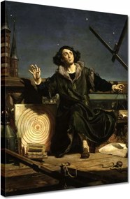 Vászonkép 30x40 Csillagász Kopernikusz Beszélgetés