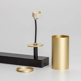 Brilagi - Spotlámpa SELE GOLDEN 2xGU10/30W/230V fekete/arany