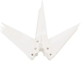 3 db összecsukható tüskés fehér LED-es karácsonyi lámpa 57 cm