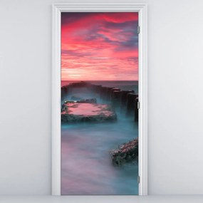 Fotótapéta ajtóra - Sziklák a tengerben (95x205cm)