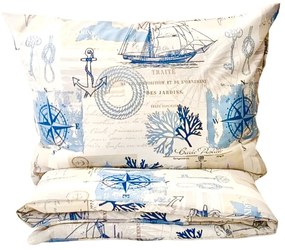 Pamut lepedők Atlantic TiaHome - 1x Párna 90x70cm, 1x Paplan 140x200cm