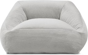 Világosszürke műszőrme babzsákfotel Lilibet – Bobochic Paris