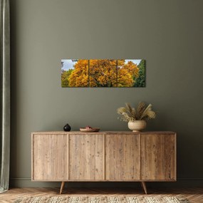 Fa képe (órával) (90x30 cm)