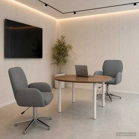 vidaXL Forgós Íróasztali Székek 2 db 54 x 58 x 90 cm Sötétszürke