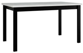 Széthúzható asztal Luca 80 x 140+180 II (fehér L) (fekete). 1059244