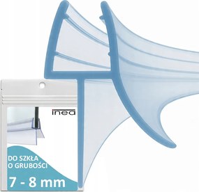 Félköríves Zuhanykabin Ajtó Tömítés Hajlított Íves 7-8 MM 70CM