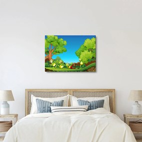 Kép - Boldog békák (70x50 cm)
