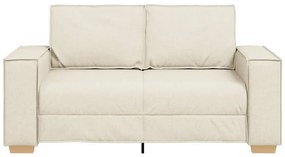 kétszemélyes vászon kanapé 120 cm