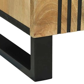 Komód Barna 90 x 33 x 75 cm tömör mangófa