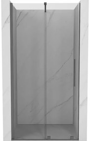Mexen Velar, tolĂłzuhanyajtĂł nyitĂĄshoz 110 cm, 8 mm ĂĄtlĂĄtszĂł ĂŒveg, polĂrozott grafit, 871-110-000-01-95