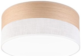 LED Mennyezeti lámpa SIRJA WOOD LED/20W/230V átm. 35 cm fehér/tölgy