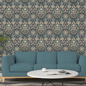 Arthouse Signature 2 Folk Floral barna-bézs madaras vlies tapéta – 100197AH