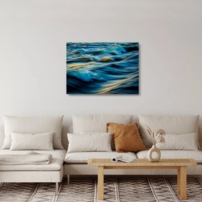 Kép - Hullámok (üvegen) (70x50 cm)