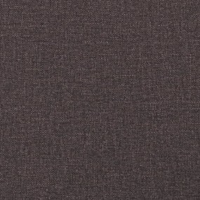 sötétbarna szövet Chesterfield kanapé